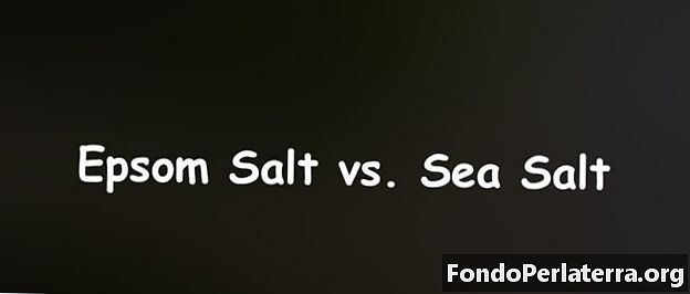 Sal de Epsom vs. sal marina