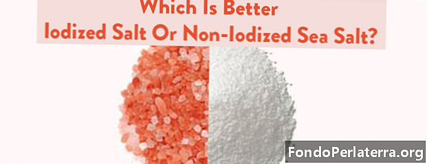 Jodirana sol v primerjavi z neiodizirano soljo