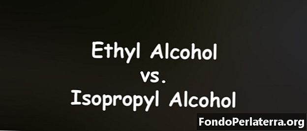 Ethylalkohol vs. isopropylalkohol