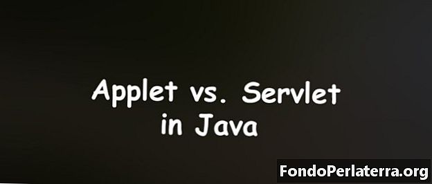 Applet vs. Servlet ใน Java