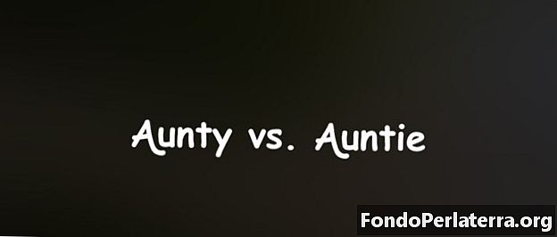 Aunty vs. Auntie