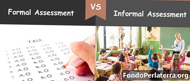 Evaluación formal versus evaluación informal