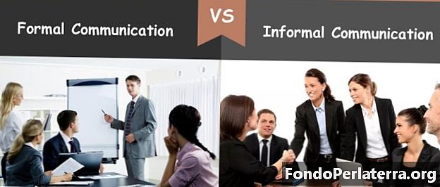 Comunicación formal versus comunicación informal