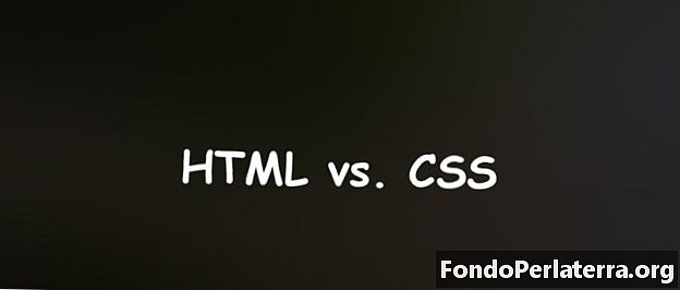 HTML versus CSS
