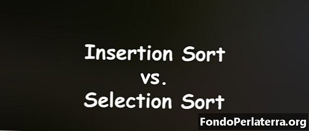 Ordinamento inserzione vs. ordinamento selezione