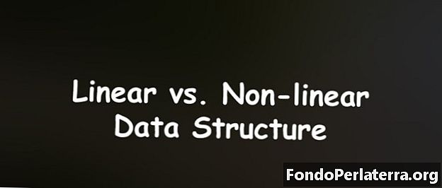 Estrutura de dados linear versus não linear
