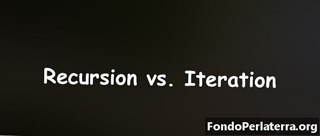 Récursion vs Itération