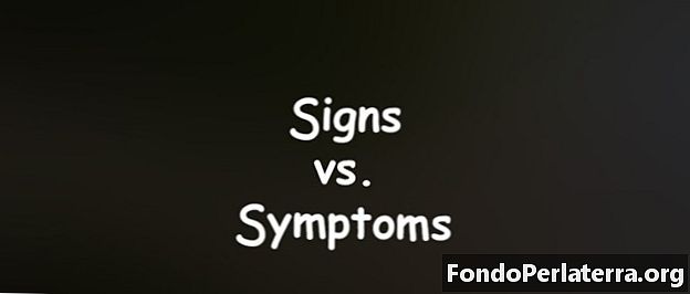 علامات مقابل الأعراض