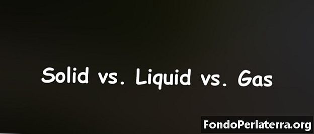 Sólido vs. Líquido vs. Gas