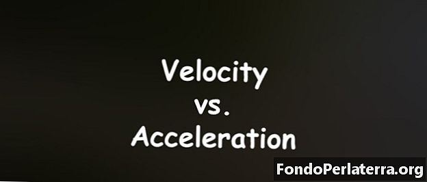 Velocità vs. Accelerazione