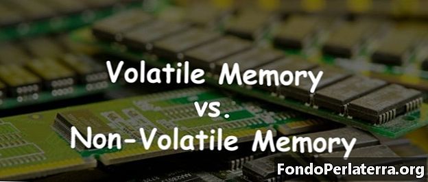 Memoria volatile vs. memoria non volatile