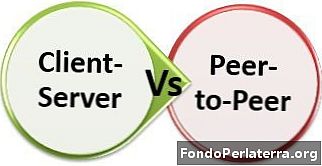 Różnica między siecią klient-serwer a siecią peer-to-peer