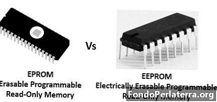 Skirtumas tarp EPROM ir EEPROM