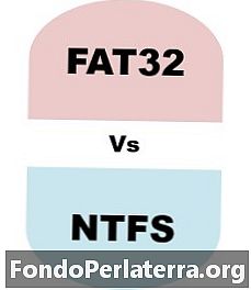 एफएटी 32 आणि एनटीएफएस दरम्यान फरक