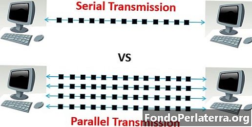 Forskjellen mellom seriell og parallell overføring