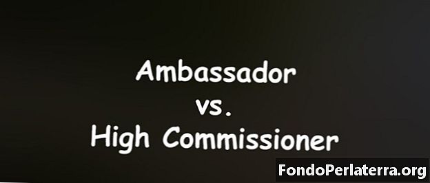 Ambassadør vs. højkommissær