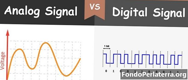 Analoges Signal gegen digitales Signal