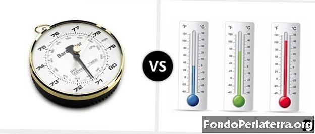 Barometer vs. termometer