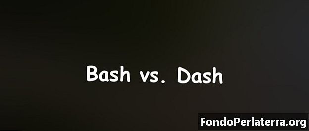 Bash vs.Dash