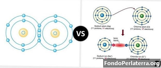 Kovalentní dluhopisy vs. iontové dluhopisy