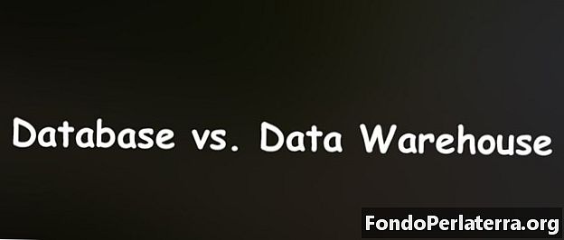 Databáze vs. datový sklad