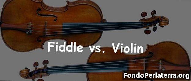 Geige gegen Violine