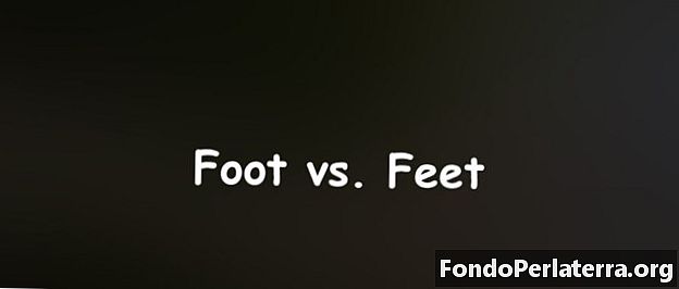 Picior vs. picioare