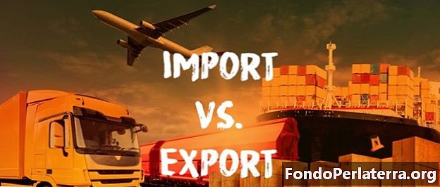 Importēt salīdzinājumā ar eksportu