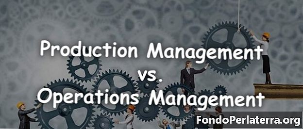 Gestione della produzione vs. gestione delle operazioni