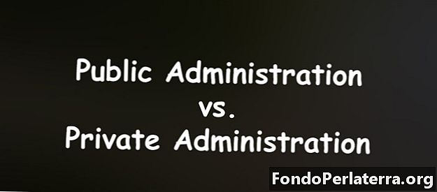 Offentlig administrasjon vs. privat administrasjon