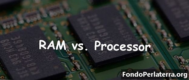 RAM salīdzinājumā ar procesoru